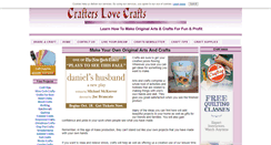 Desktop Screenshot of crafterslovecrafts.com
